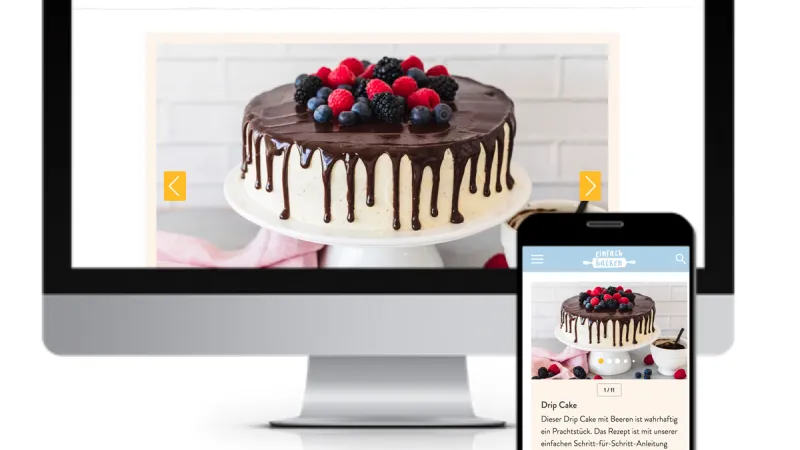 Einfach Backen – Multisite-Plattform für Rezeptportale